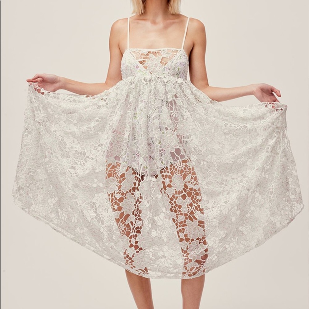 For love & lemons sundae midi dress